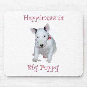 Bull Terrier Puppy Mouse Mat