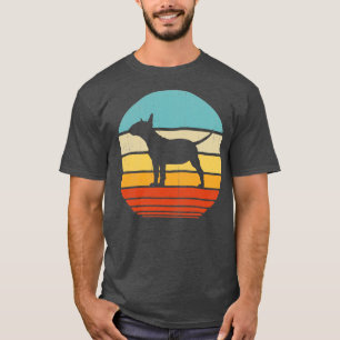 Bull Terrier Retro Vintage 60s 70s Sunset for Men T-Shirt