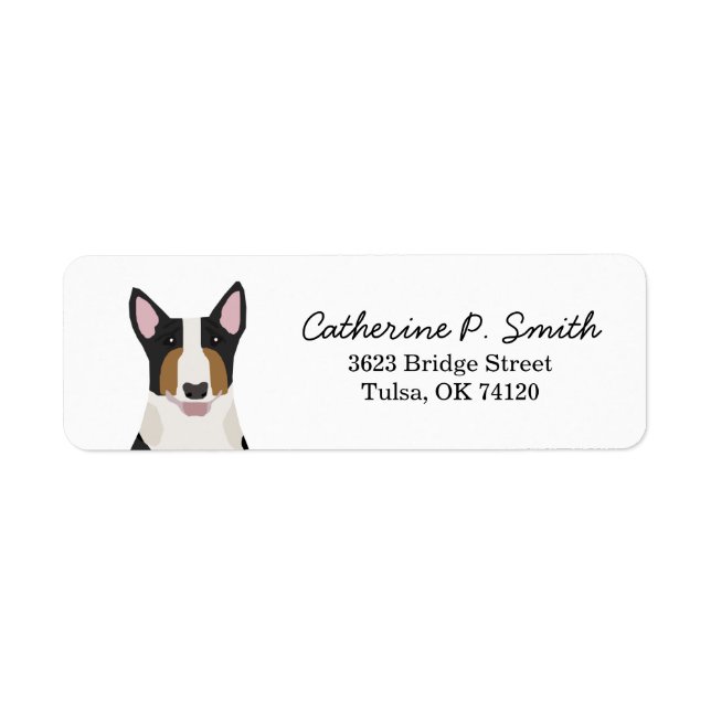 Bull Terrier Return Address (Front)