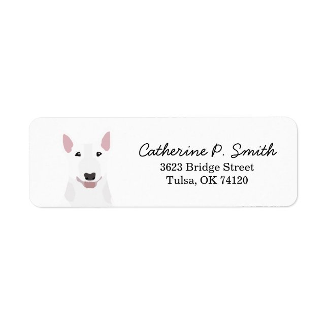 Bull Terrier Return Address (Front)