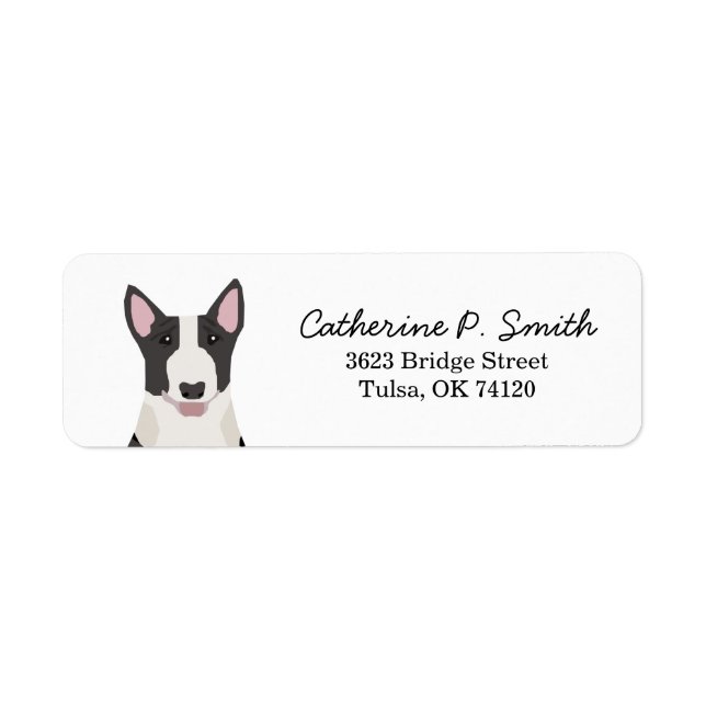 Bull Terrier Return Address (Front)