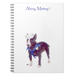 Bull Terrier Sailor Notebook