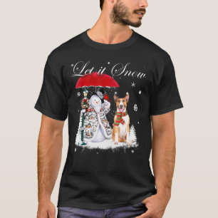 Bull Terrier Santa Dog Christmas Snowman Xmas Paja T-Shirt