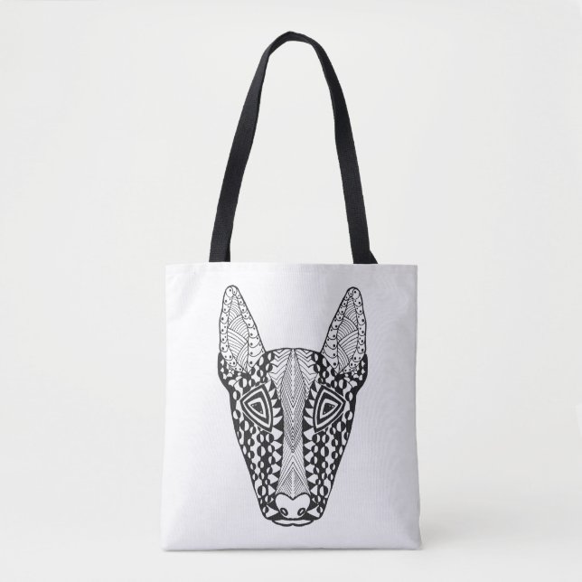 Bull Terrier Sketch 2 Tote Bag (Front)