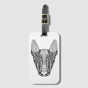 Bull Terrier Sketch Luggage Tag