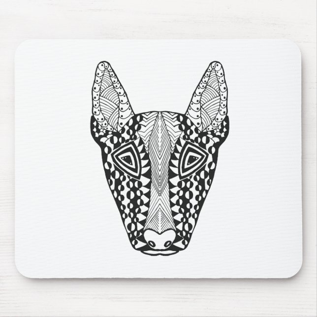 Bull Terrier Sketch Mouse Mat (Front)