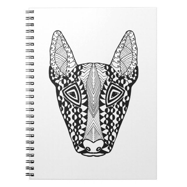 Bull Terrier Sketch Notebook (Front)