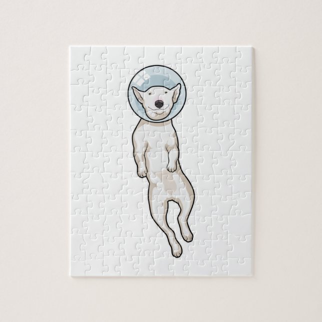 Bull Terrier Space Jigsaw Puzzle (Vertical)