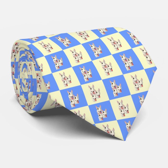 Bull Terrier Tie (Rolled)