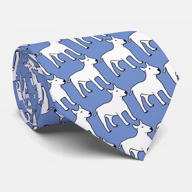 Bull Terrier Tie (Rolled)