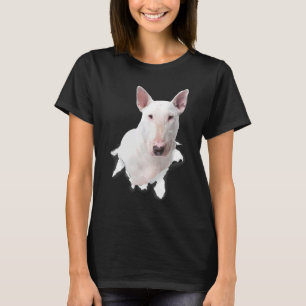 Bull Terrier Torn Cloth For Dog Dog Mum T-Shirt
