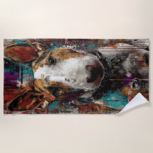 Bull Terrier Urban Portrait Artwork