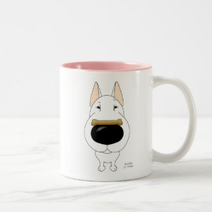 Bull Terrier ValentineMug Two-Tone Coffee Mug