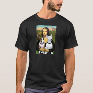 Bull Terriers (Two) - Mona Lisa T-Shirt