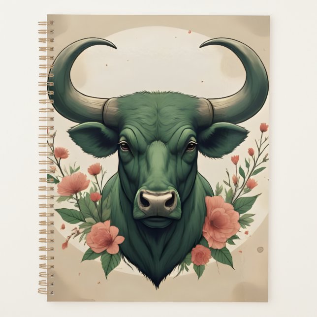 Bull Themed Planner (Front)