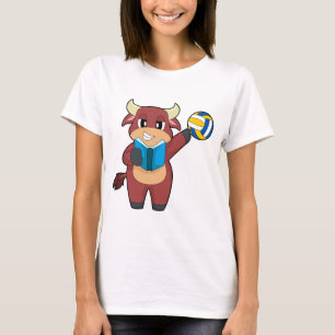 Bull Volleyball player Volleyball Sports T-Shirt