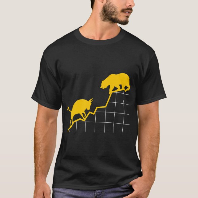 Bull Vs Bear I Shares Stock Market Etf Capital T-Shirt (Front)