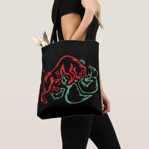 Bull vs Bear Tote Bag