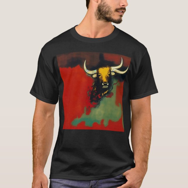 Bull with 3 horns T-Shirt (Front)