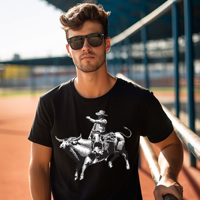 Bull Wrangling T-Shirt (Creator Uploaded)