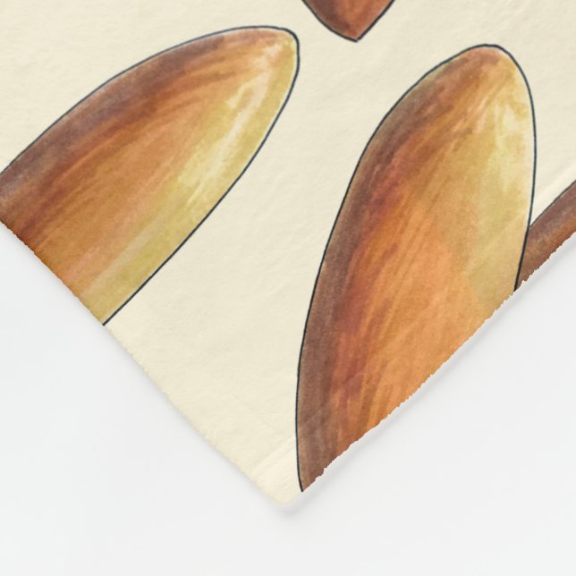 Bulla Cakes Traditional Jamaican Molasses Cake Fleece Blanket (Corner)