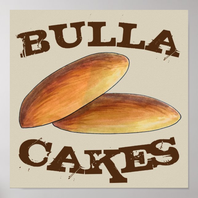 Bulla Cakes Traditional Jamaican Molasses Cake Poster (Front)