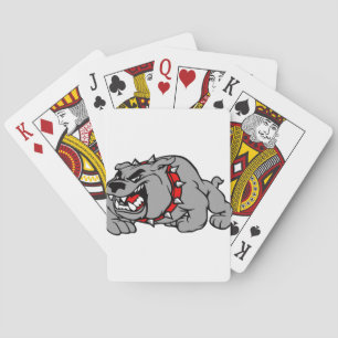 bulldog2 playing cards