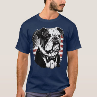 Bulldog 4th of July 6 T-Shirt