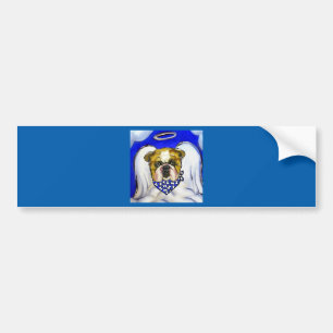 Bulldog Angel Bumper Sticker
