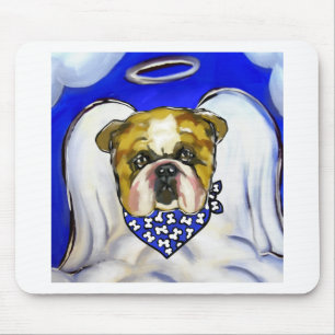 Bulldog Angel Mouse Mat