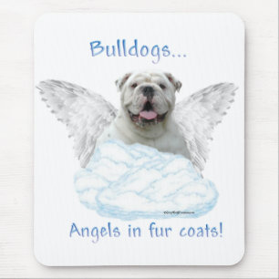 Bulldog Angel Mouse Mat