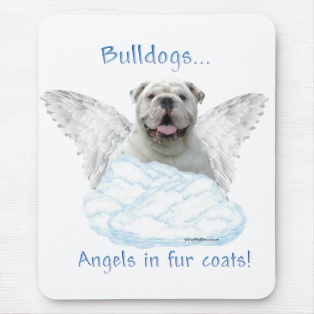 Bulldog Angel Mouse Mat (Front)