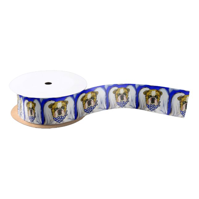 Bulldog Angel Satin Ribbon (Spool)
