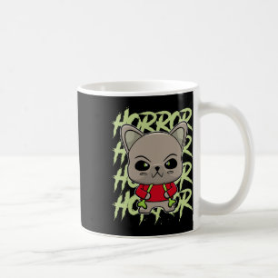 Bulldog Anime Dog Horror Occult Coffee Mug