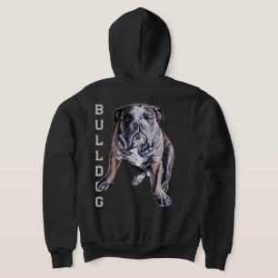 Bulldog Art Hoodies Custom Bulldog Hoodie Jacket