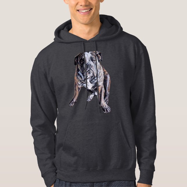 Bulldog Art Hoodies Men Women Kids & Plus Sizes (Front)