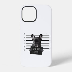 Bulldog Bad Dog Jail Frenchie Dog Mum Lover iPhone 12 Case