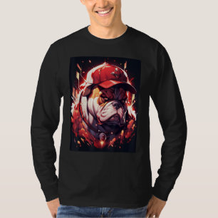 Bulldog Baseball Fever Show Your Fan Devotion T-Shirt
