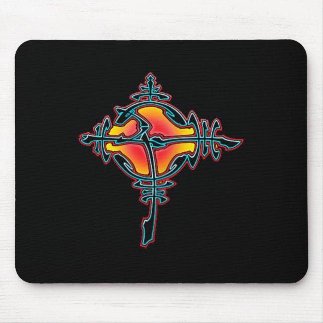 Bulldog Bda Sabertooth Old School Skateboarding Fo Mouse Mat (Front)