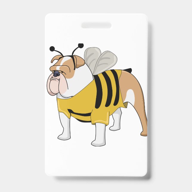 bulldog bee ID badge (Front)