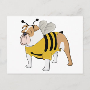 bulldog bee postcard