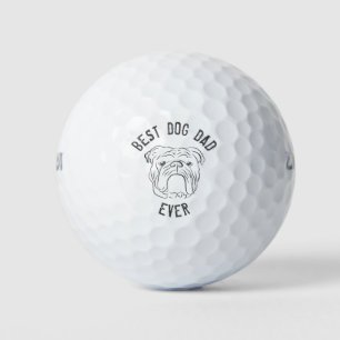 Bulldog , Best Dog Dad Ever Golf Balls