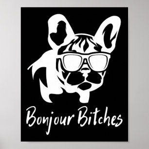 Bulldog Bonjour Es  Poster