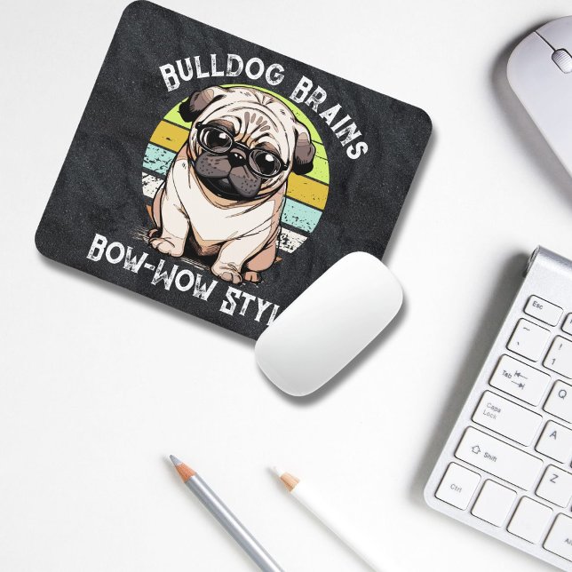 Bulldog Brains Mousepad (Creator Uploaded)