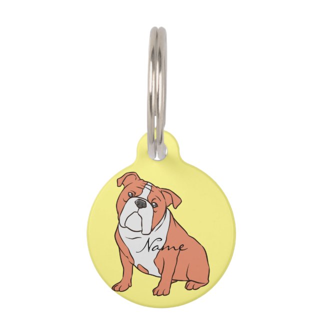 Bulldog Breed Thunder_Cove Pet Tag (Front)