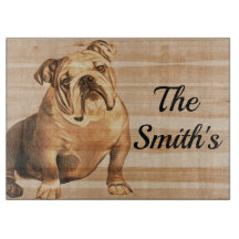 Bulldog Bull Dog Wood grain