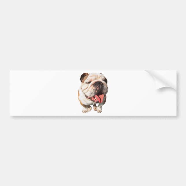 Bulldog Bumper Sticker (Front)