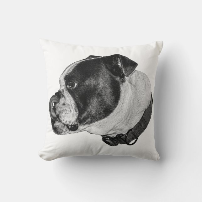 Bulldog Calm Accent Cushion (Front)