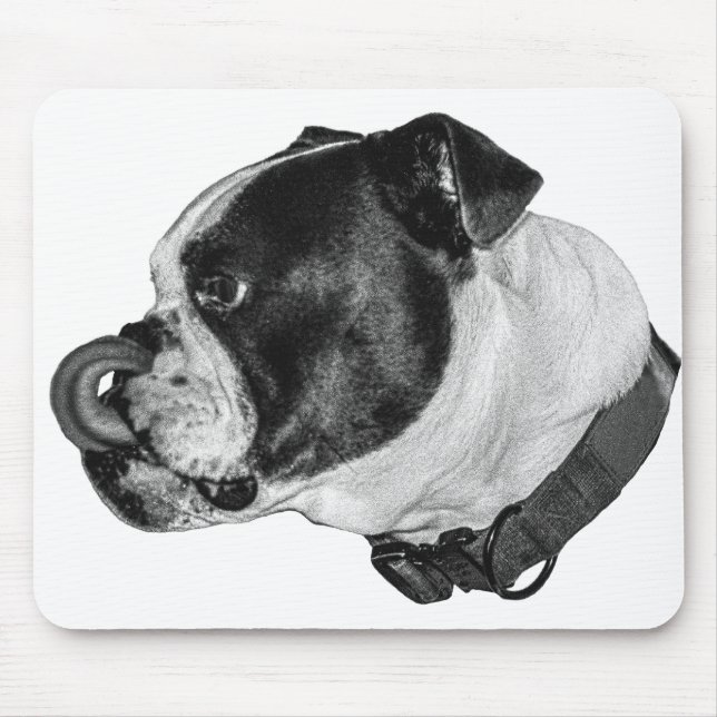 Bulldog Calm Desk Pad Mouse Mat (Front)