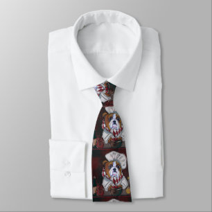Bulldog Chef Tie